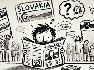 Znepokojen Slovenskem